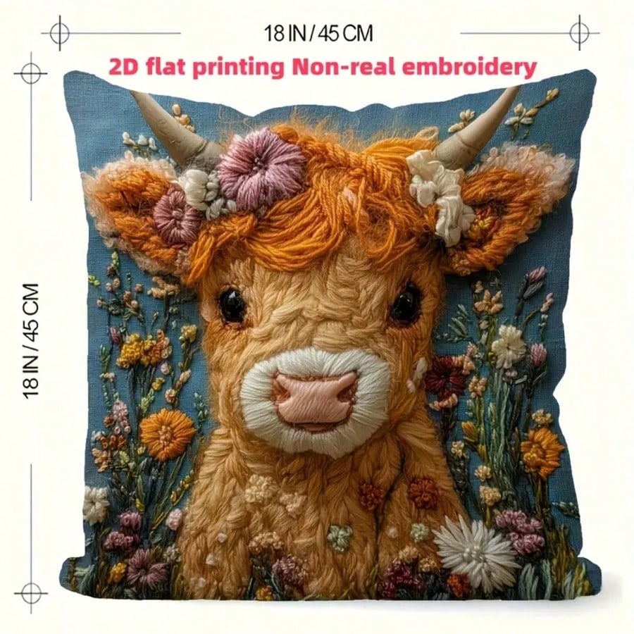 1 Stück Vintage Highland-Kuh D – Pillow Insert 18X18 Bewertung und Preis