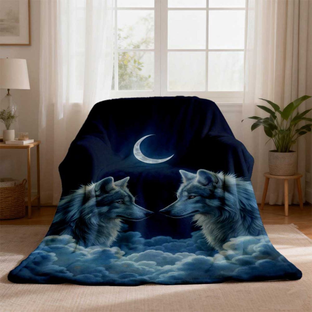 Halbmond Doppelwölfe Flanellde – Home Textiles Face Towel Bewertung und Preis