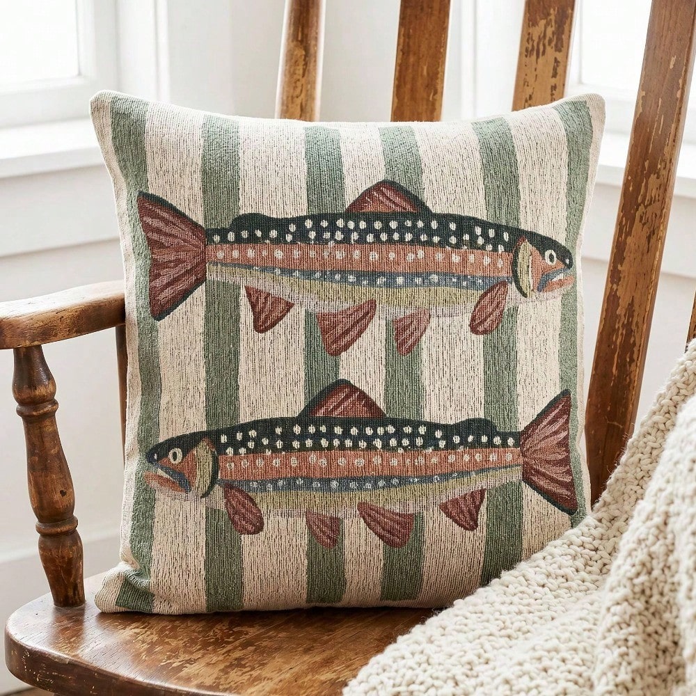 Regenbogenforellen-Dekokissen  – Pillow Insert 18X18 Bewertung und Preis