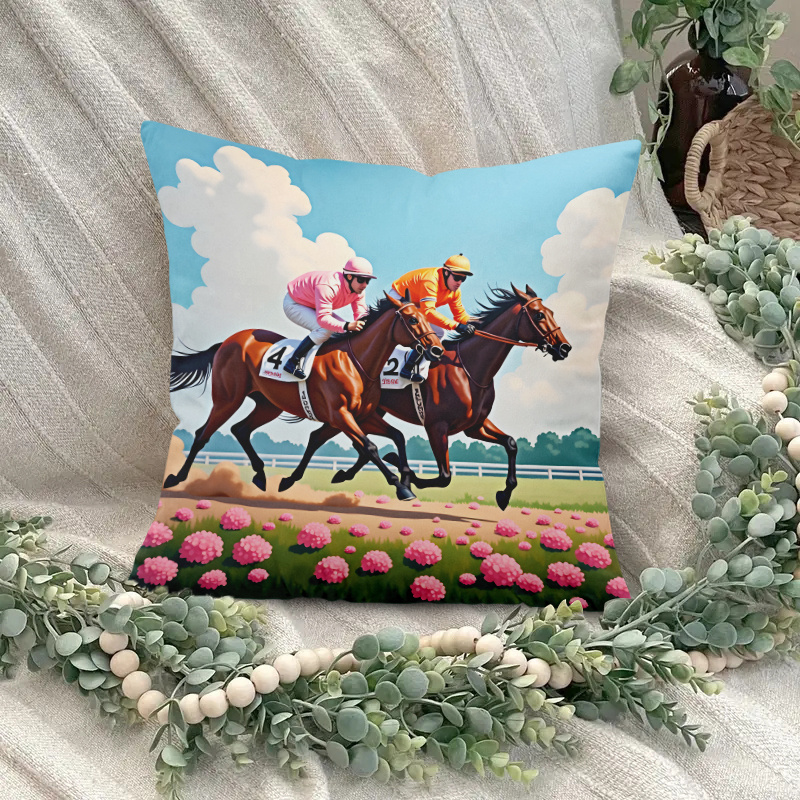 1 Stück Pferderennen-Kissenbez – Pillow Insert 18X18 Bewertung und Preis