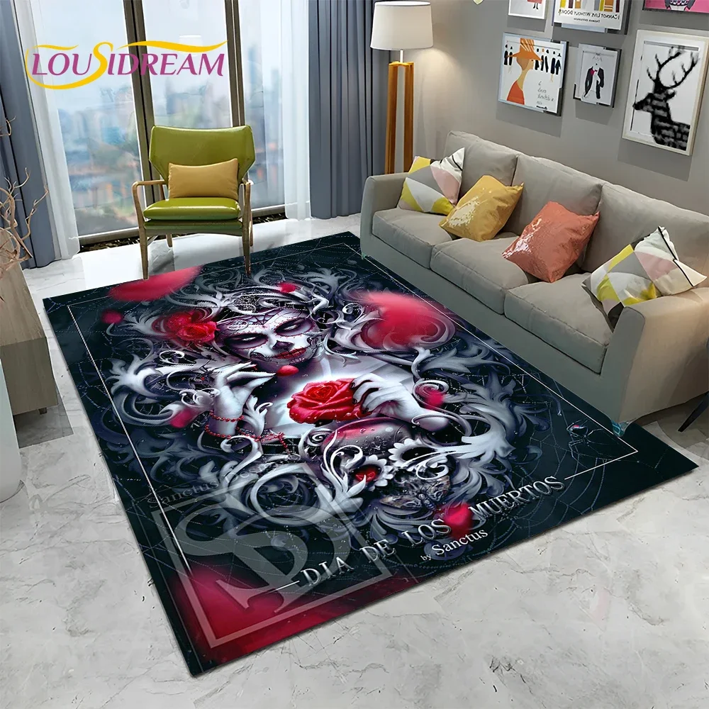 Horror-Gothic-Schädel-Teppich  – Home Textiles Sale Bewertung und Preis