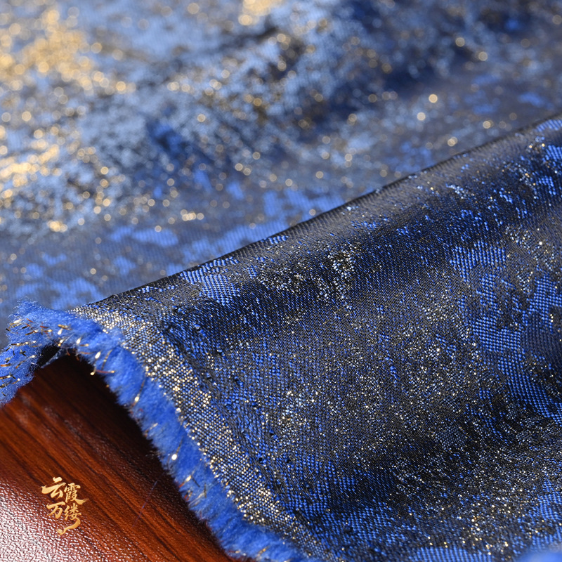 Retro Blauer Vergoldeter Farbv – Home Textile Bewertung und Preis