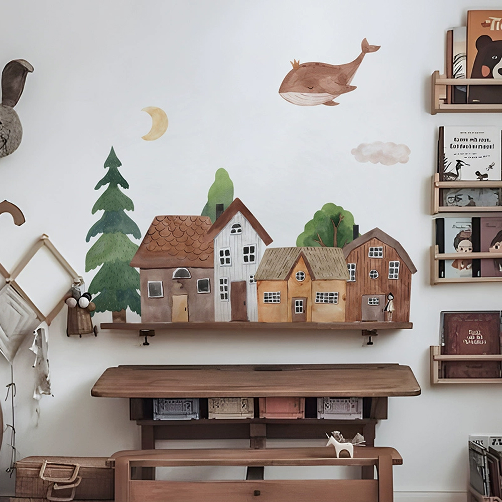 Stoff Cartoon Wald Vintage Sta – Home Textile Bewertung und Preis