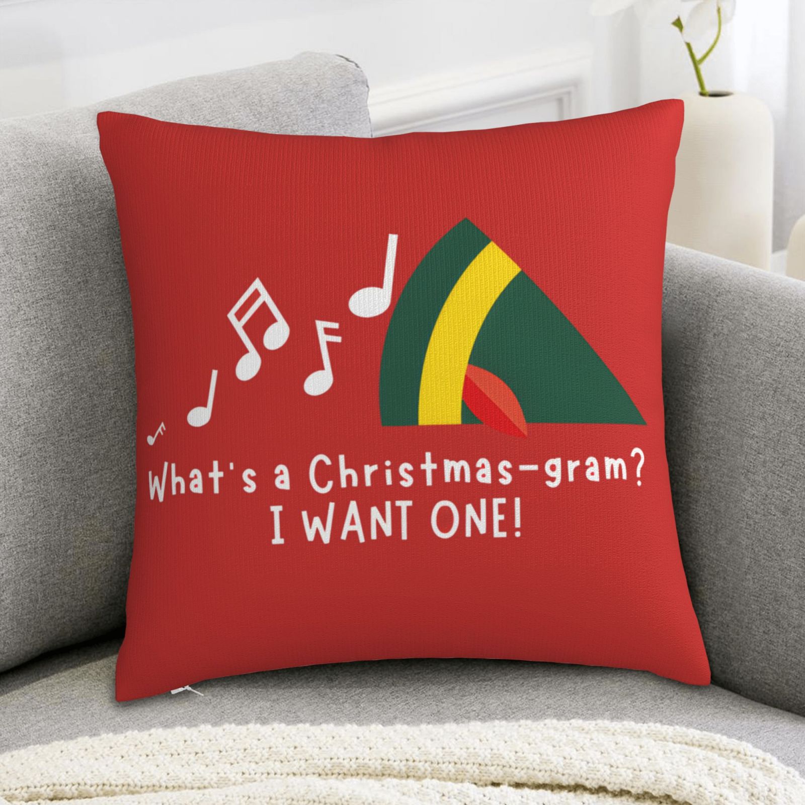 1 Stück Weihnachtskissenbezug  – Pillow Insert 18X18 Bewertung und Preis