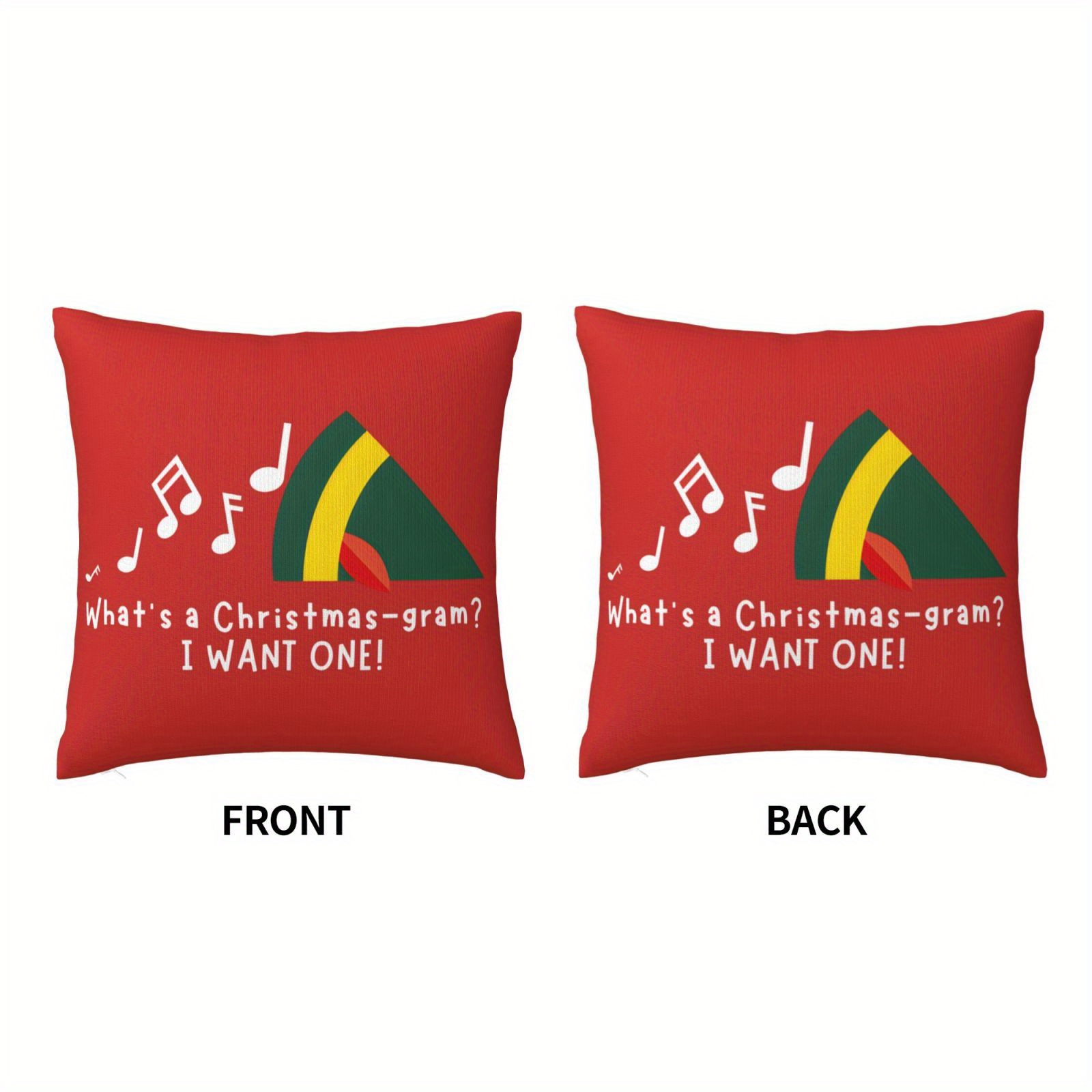 1 Stück Weihnachtskissenbezug  – Pillow Insert 18X18 Bewertung und Preis