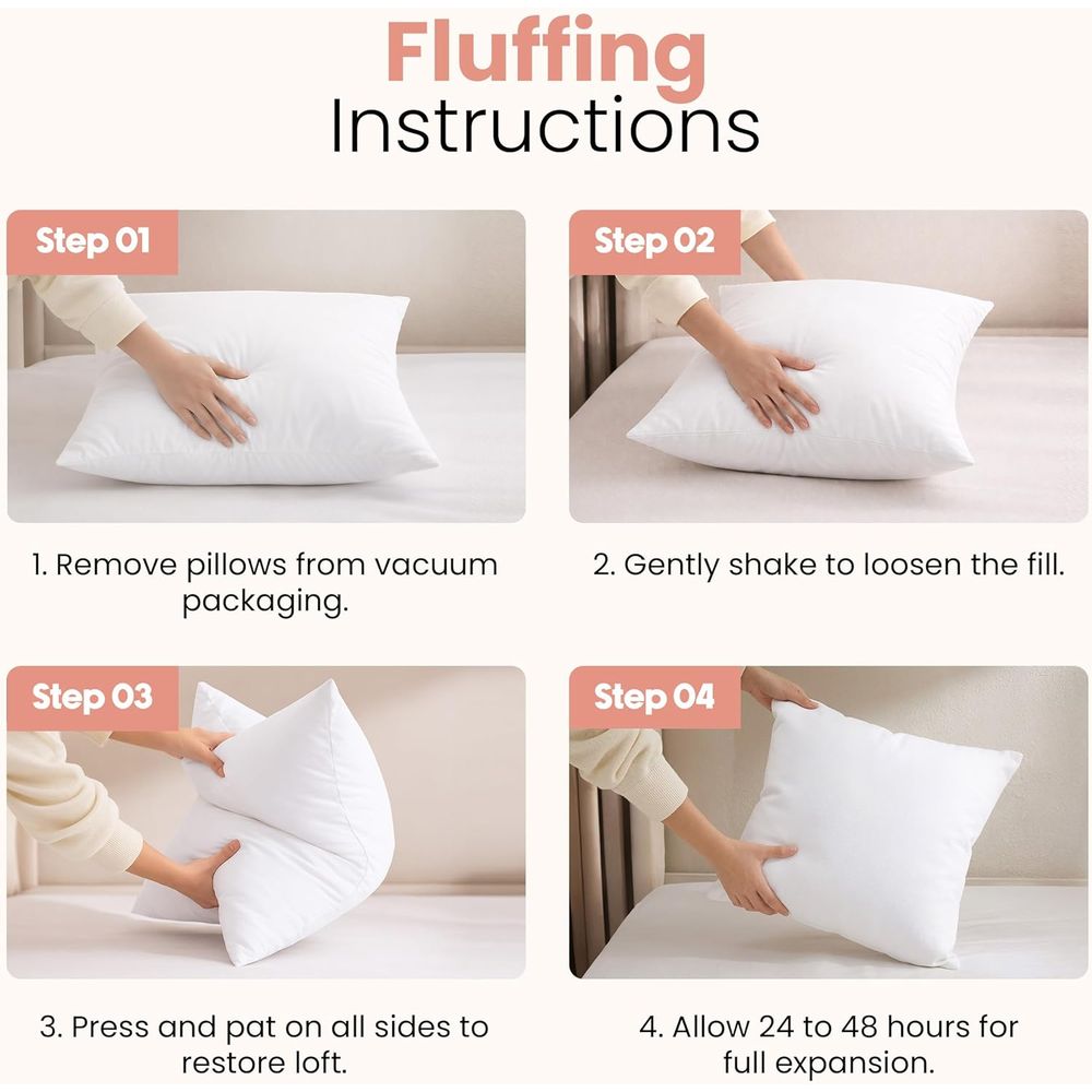 Paar 18x18 weiße Kisseneinlage – Pillow Insert 18X18 Bewertung und Preis